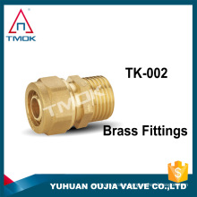 liquid tight straight single male thread connector BSP/NPT tube double ferrule swagelok Pex metric